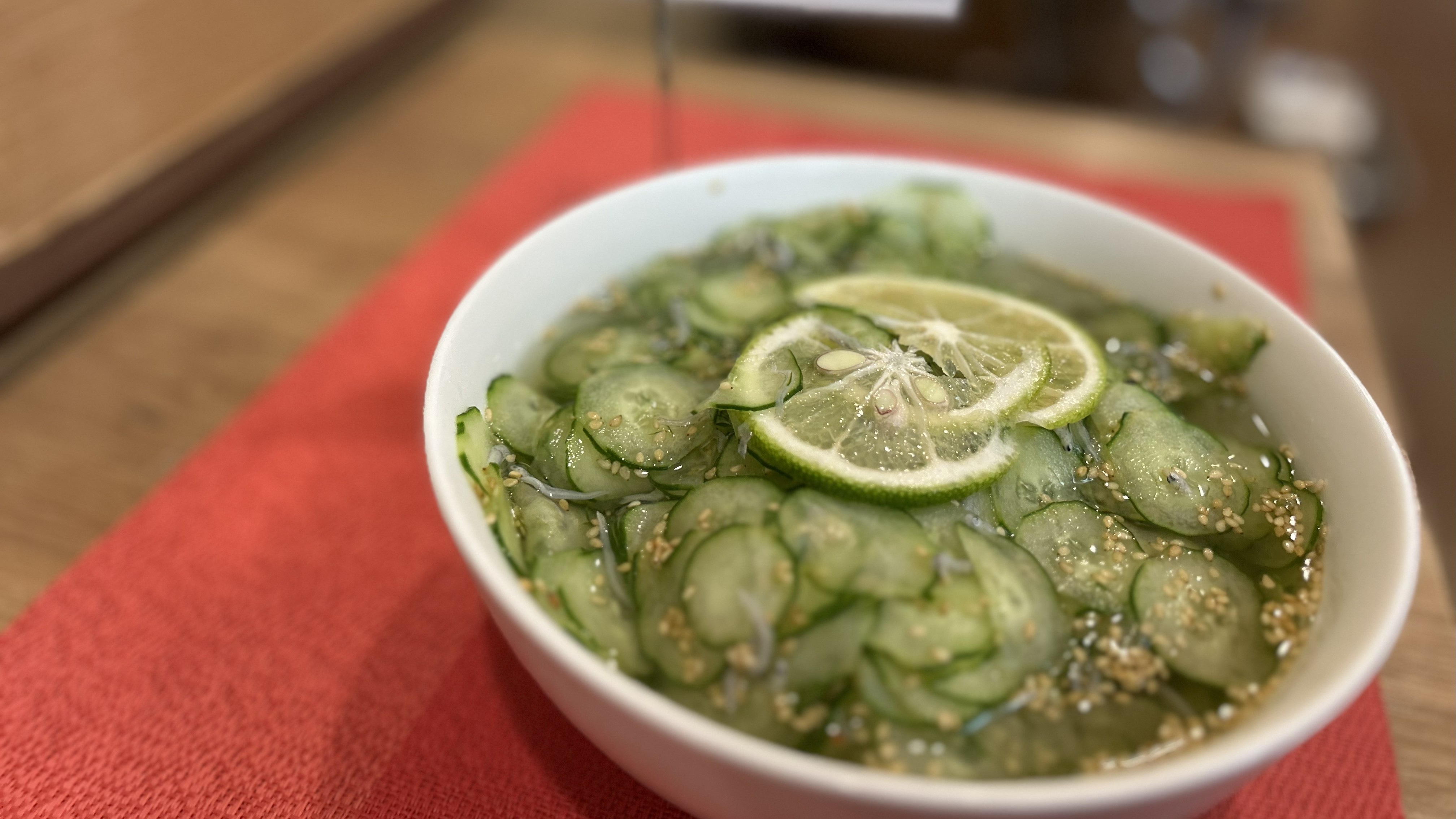 【無料】30品目以上の和洋朝食バイキング：ちりめんの酢の物