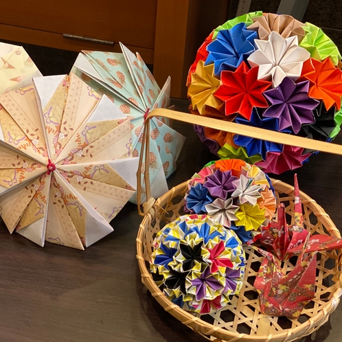 日本を感じる伝統美、折り紙でおもてなし。