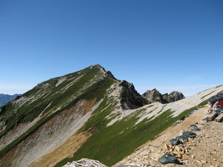 唐松岳山頂