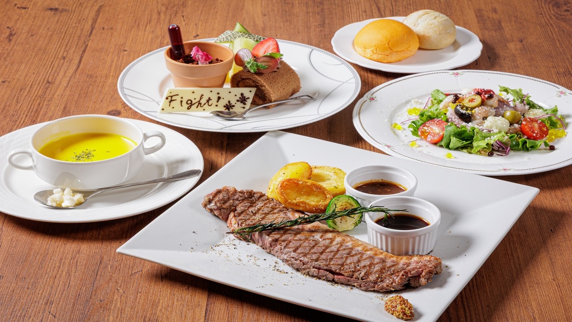 合格祈願！受験生応援！新大阪から2駅！江坂駅前の安心ステイ！ステーキディナーセットと朝食バイキング付