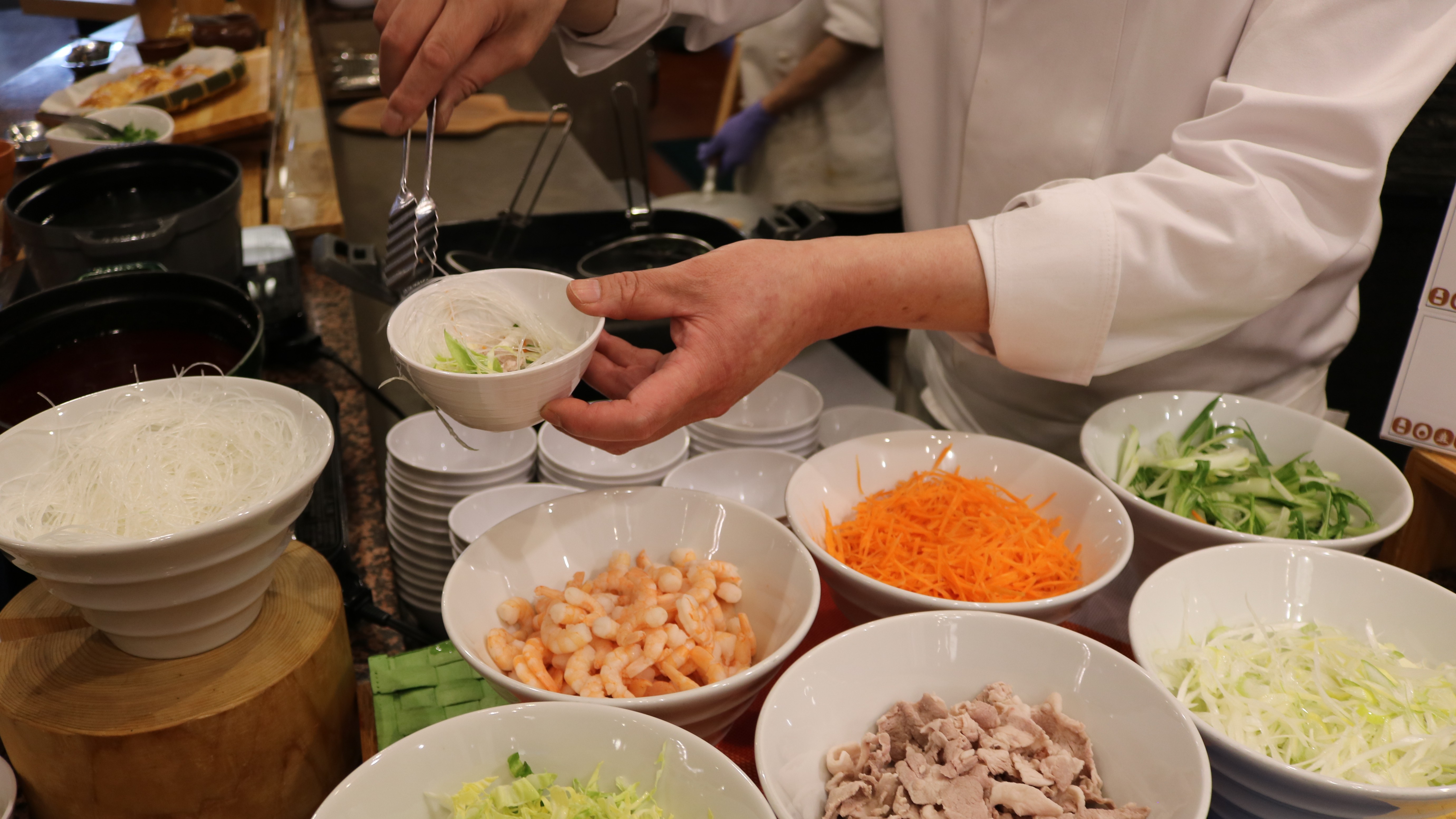 【夕食バイキング／ライブキッチン】麻辣湯