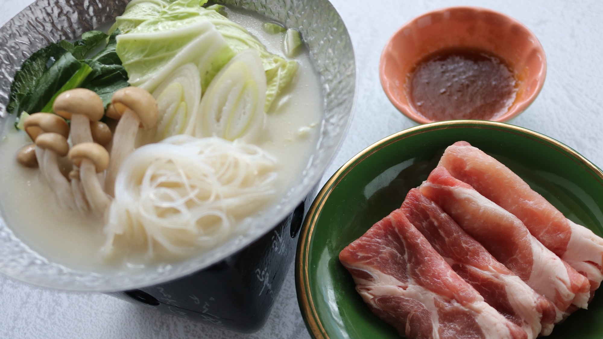 【和食】豚白湯豆乳しゃぶ