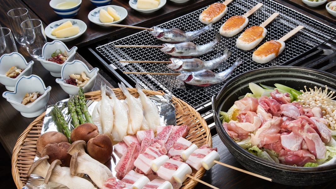 【お料理はちょっぴり控えめに。手軽に泊まれる●宿泊特化●プラン】選べる♪定食or囲炉裏