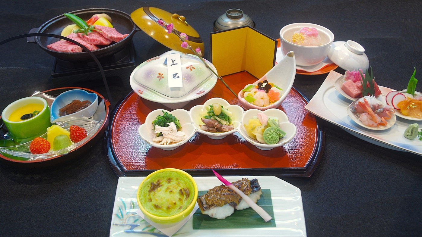 【5％OFF】【楽天スーパーSALE】2種類の源泉×メインは山形牛♪当館スタンダードがお得！