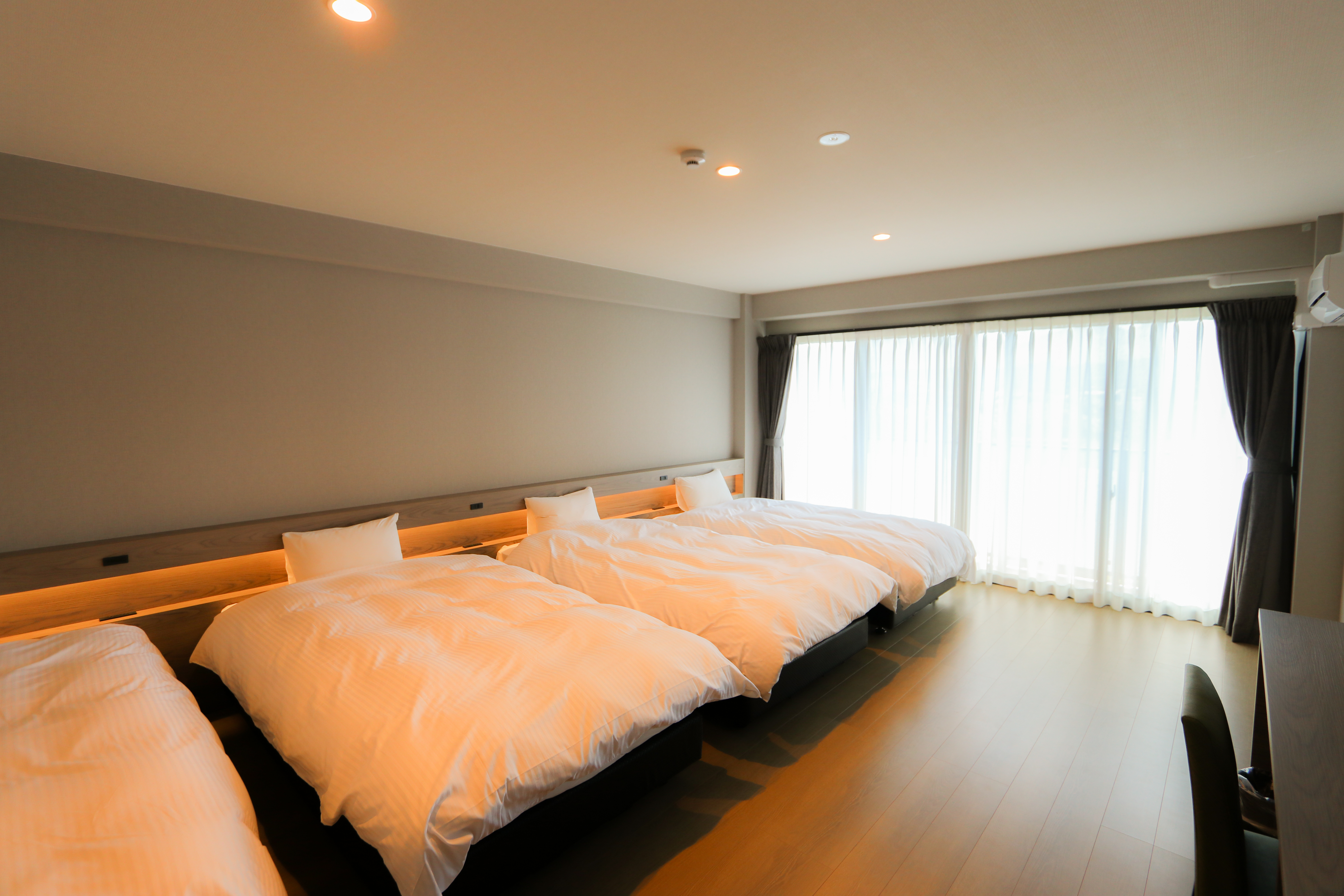 半露天付４ベッドルーム　寝室