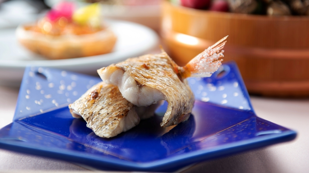 【春限定☆3月〜5月】料理長オススメ☆黒毛和牛しゃぶしゃぶとのど黒藻塩焼き【雪〜Yuki〜】特選会席