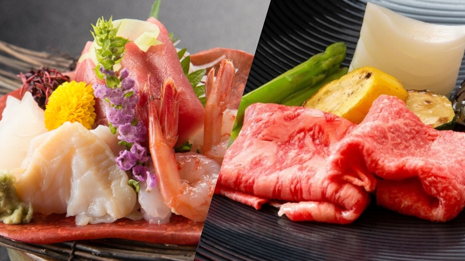 スタンダード【3月〜5月】春の味覚を堪能！黒毛和牛の陶板焼き×海の幸のお造りなど【月〜Tsuki〜】