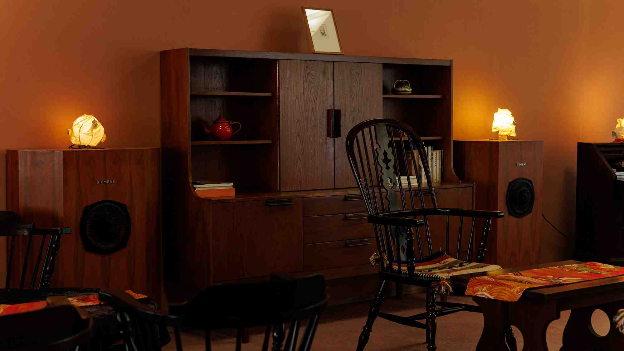 レトロ＆モダンのロビースペース