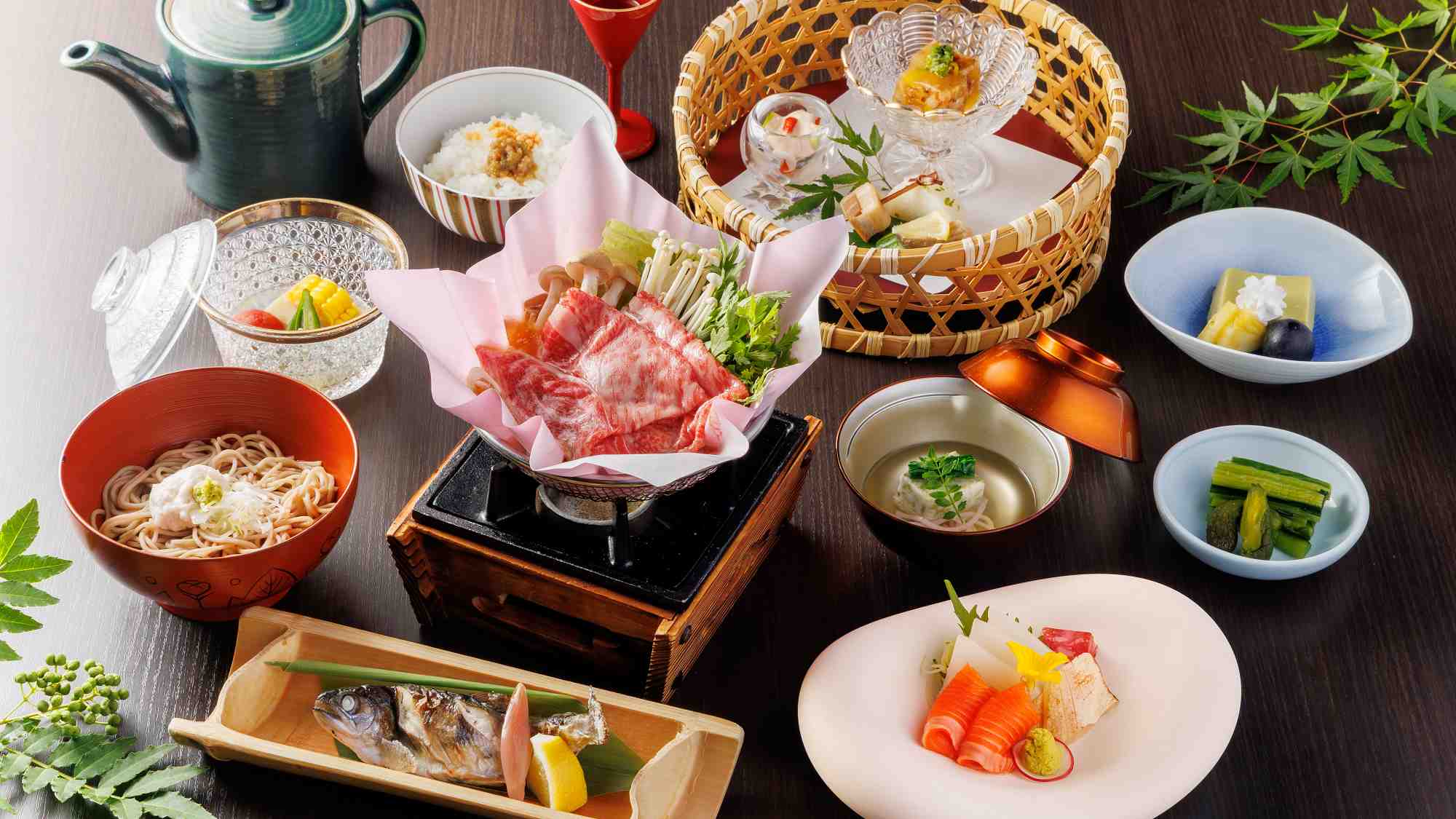 彩いろどり｜信州の恵みたっぷり四季折々のお料理をお楽しみください／季節一例