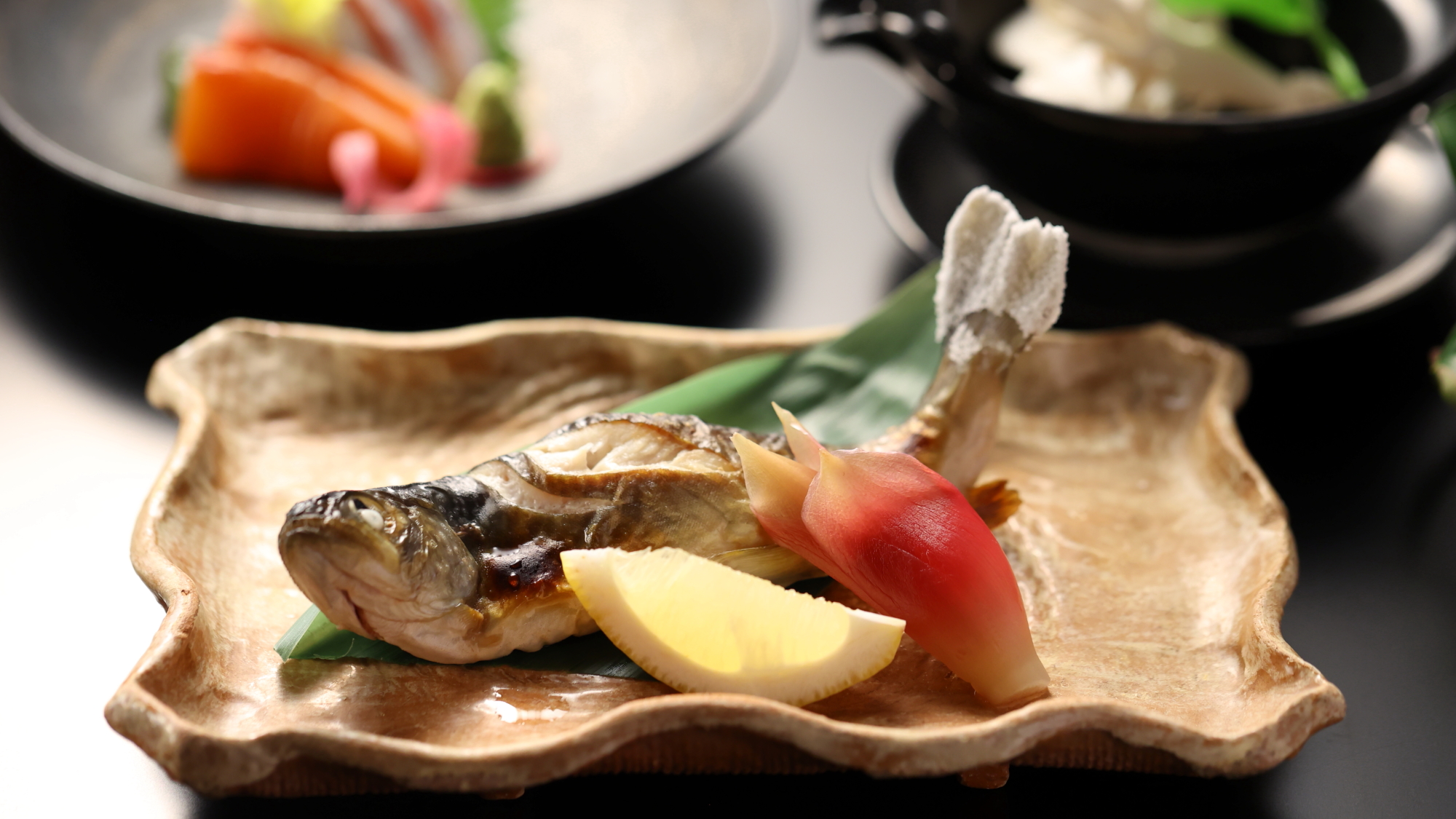 【彩 いろどり】清流岩魚の塩焼き／季節の一例