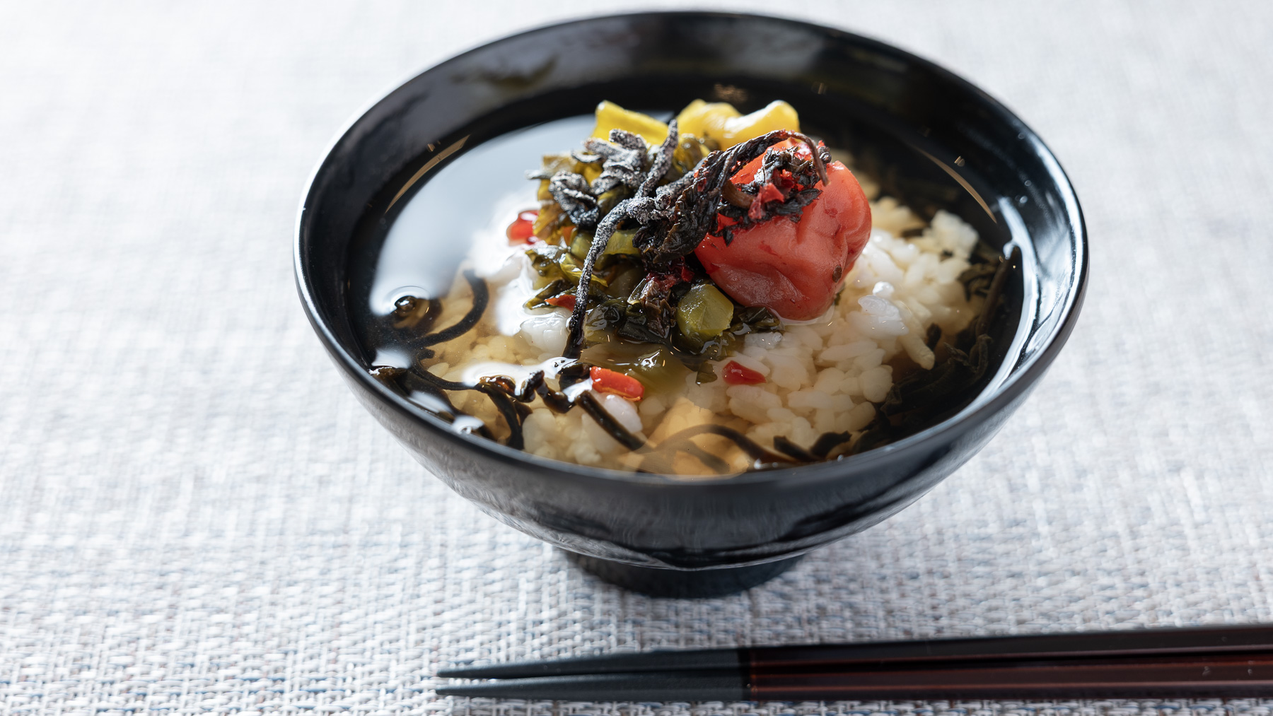 だし茶漬けをぜひご賞味ください