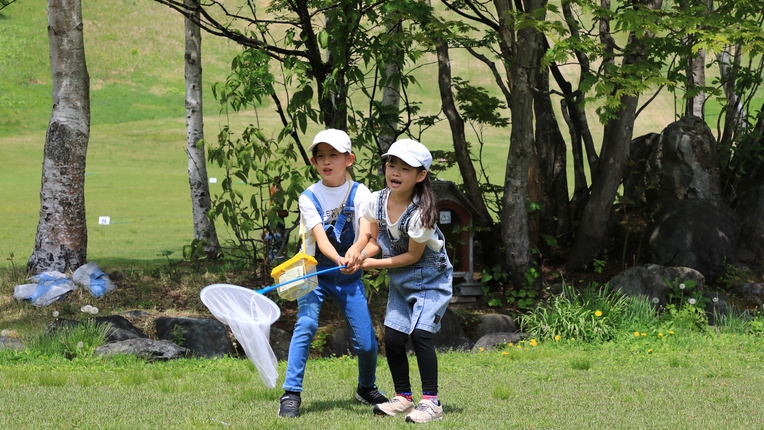 【夏休み家族旅行応援！虫取り体験/2食付】アウトまで虫取り網無料レンタル付！カゴはご持参ください