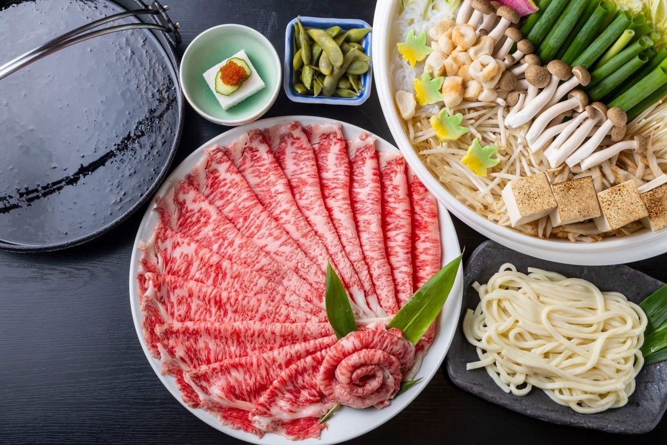 【旨みあふれる極上の味わい】丹波牛のすき焼きプラン
