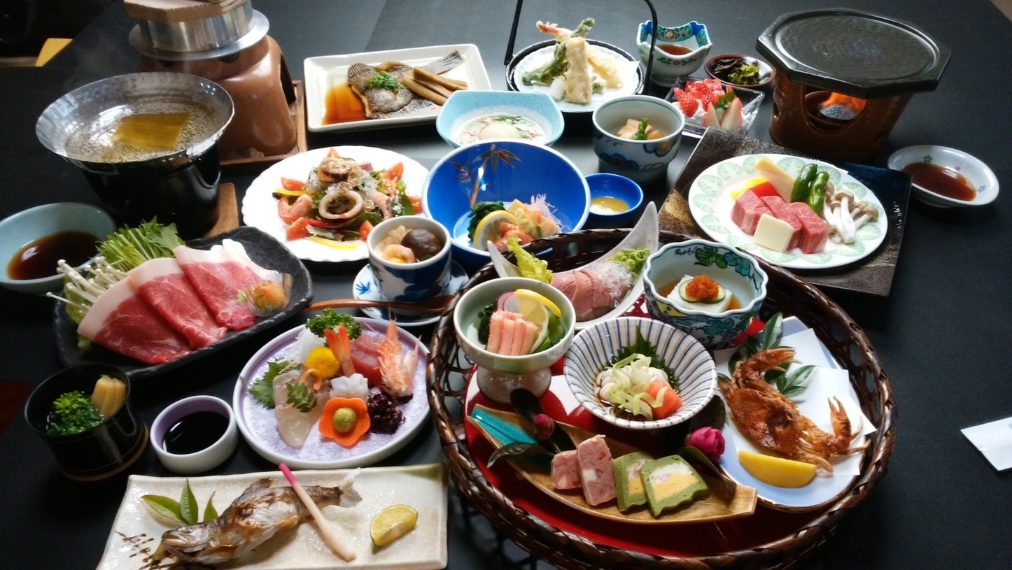 “百花繚乱” 花籠会席プラン 〜極み〜 “KIWAMI” Kaiseki Dinner Plan