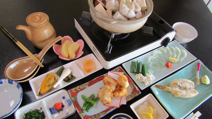 【ふぐ料理プラン】ふぐ鍋・刺身・香ばしい唐揚げ……ふぐ尽くしに大満足♪