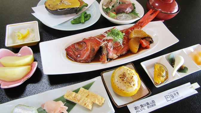 【金目料理プラン】銚子港で揚がるブランド魚”釣り金目”。甘辛絶品の味わいをお楽しみください！