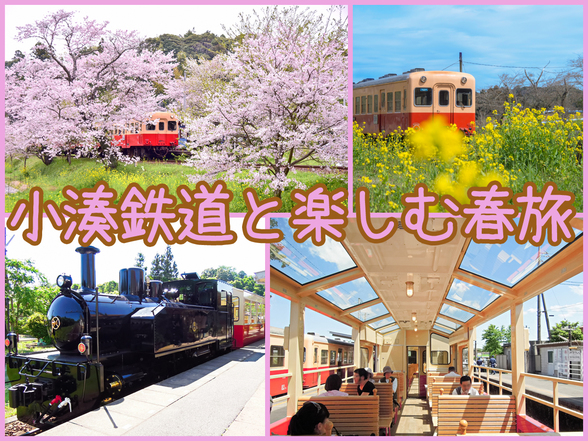 電車好き・写真好きいらっしゃい♪彩り満載！小湊鉄道と楽しむ春旅〜鴨しゃぶと養老温泉〜【２食付】