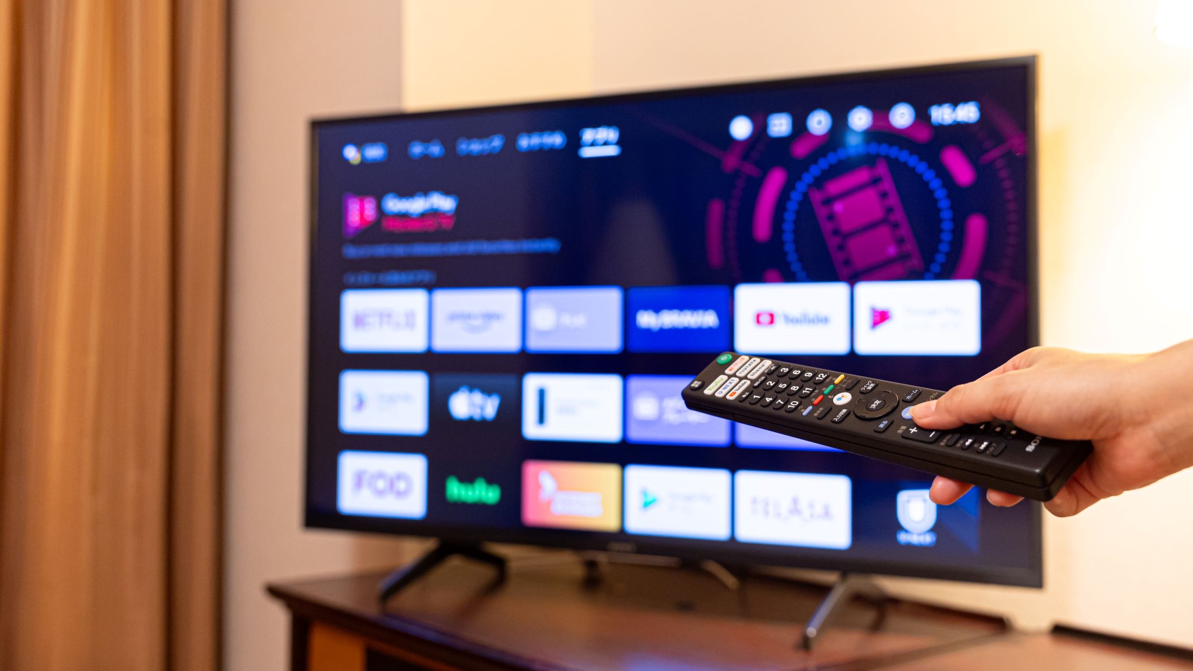 一部のお部屋には、スマートテレビがあり、お部屋でも充実した時間をお楽しみいただけます。