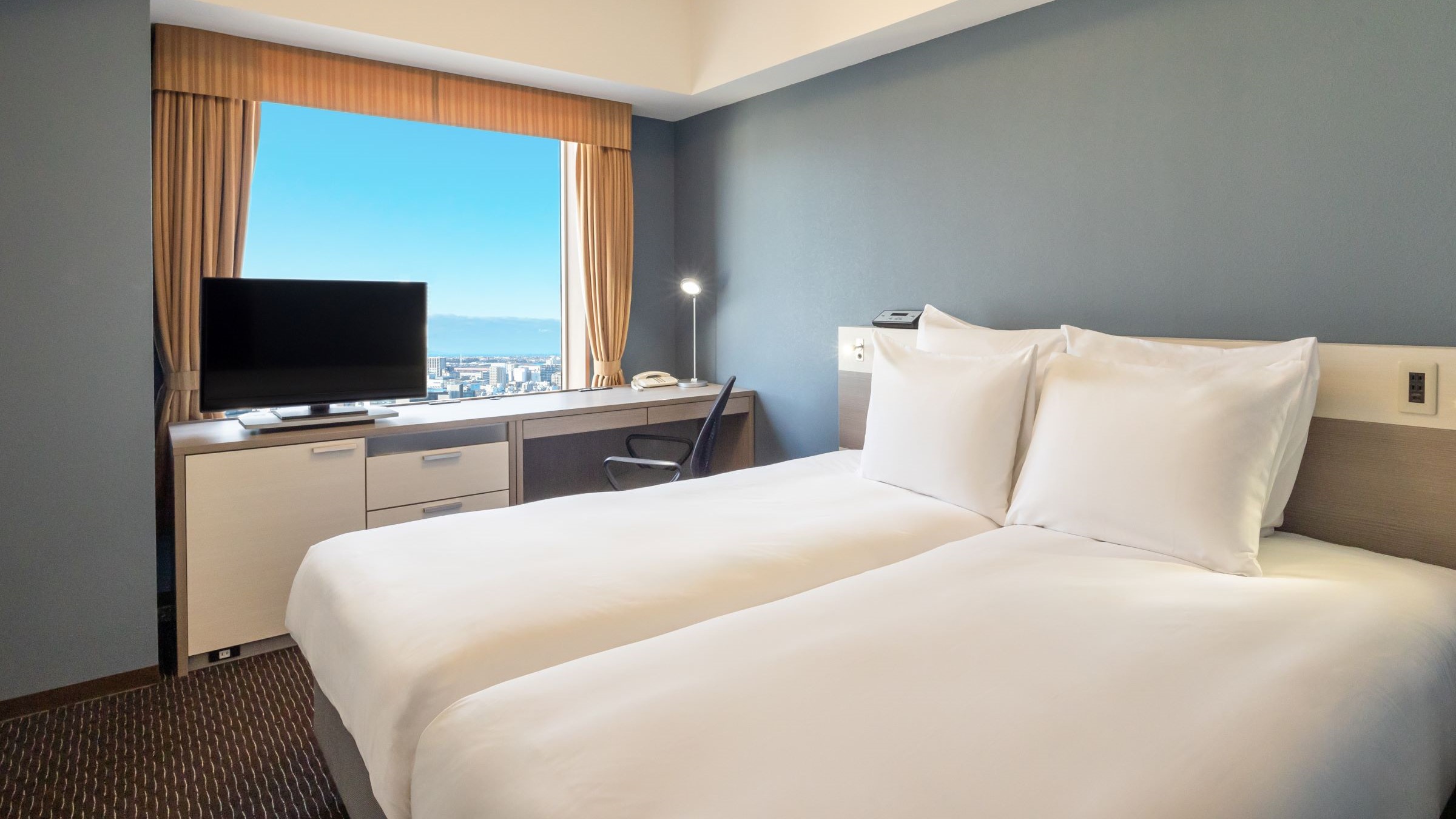 スタンダードツインルーム（眺望はお部屋の向きにより異なります）