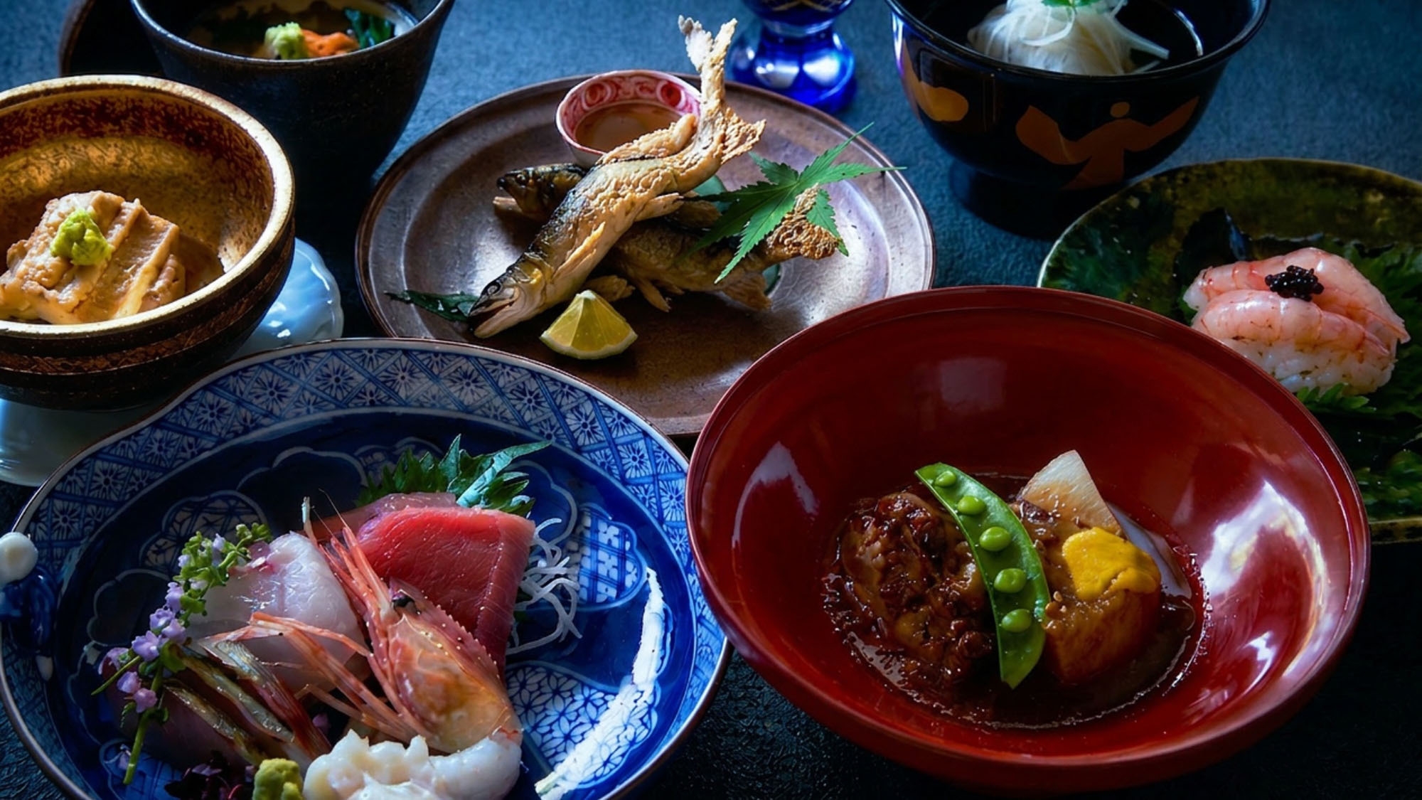 ■創作懐石「宵」：胡蝶の夜のはじまりを味わう加賀の懐石＜基本の懐石コース＞