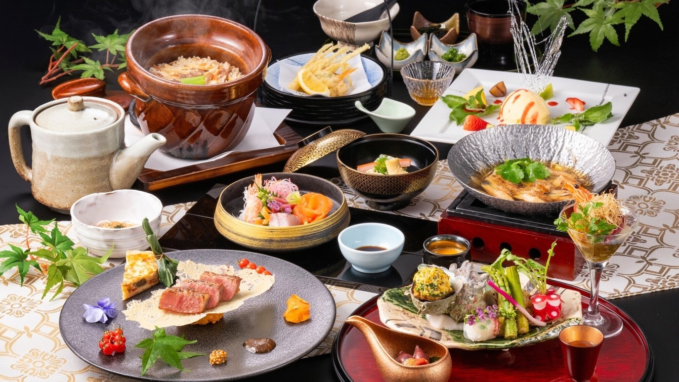 【早割60★3300円引】信州プレミアム牛や厳選食材【極み】(最上級会席)