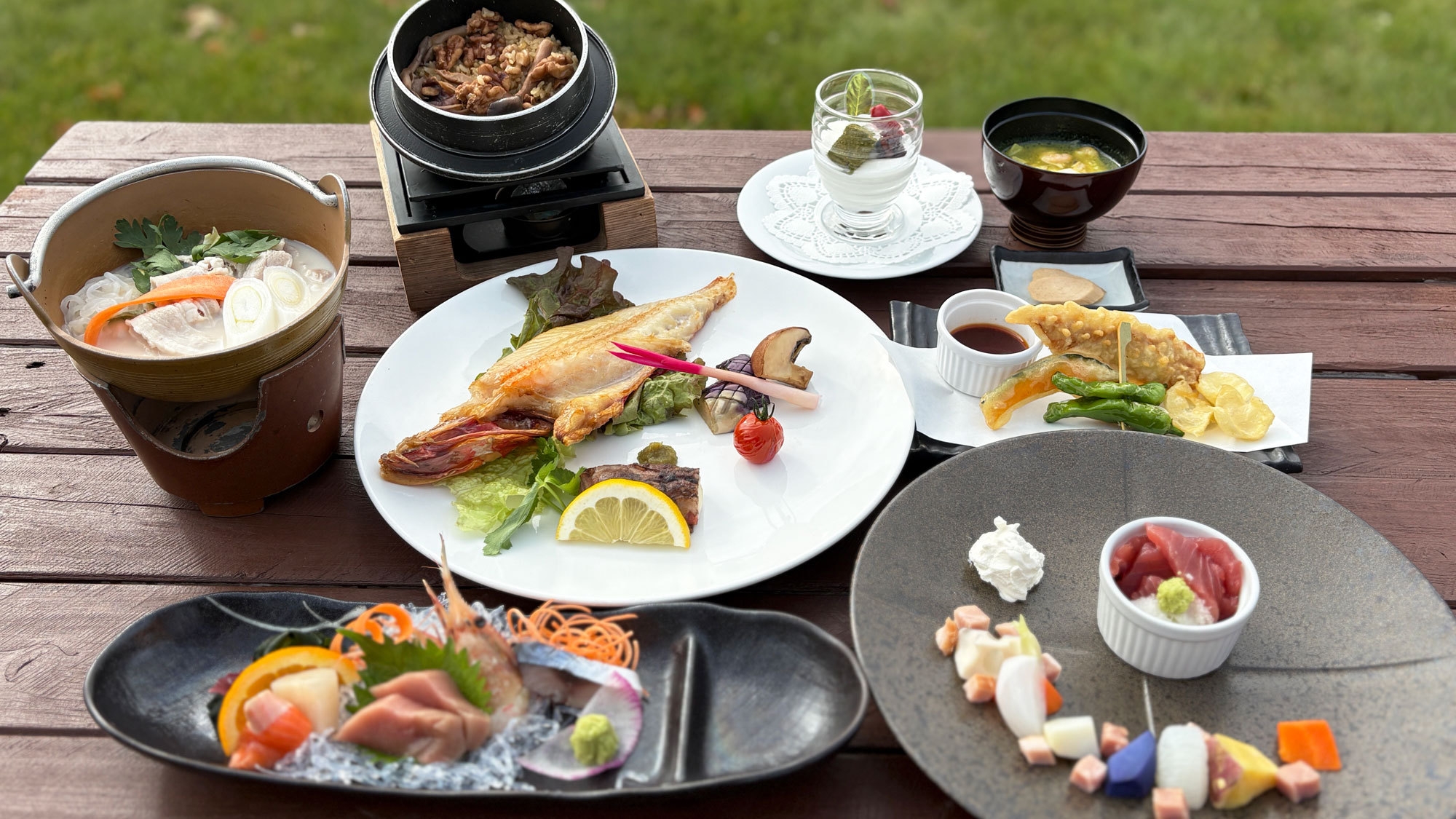 【1泊2食】★北海道十勝グレードアップ和洋創作膳★【美味旬旅】