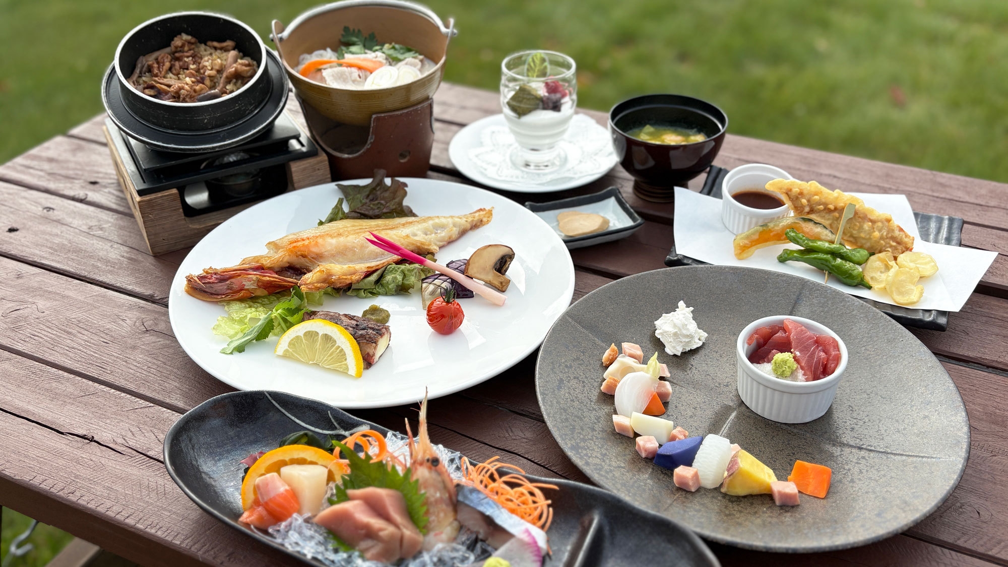 【秋冬SALE】【1泊2食】★北海道十勝グレードアップ和洋創作膳★