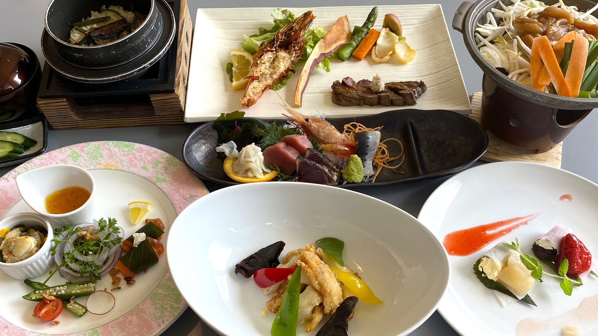 【1泊2食】★北海道十勝グレードアップ和洋創作膳★【美味旬旅】