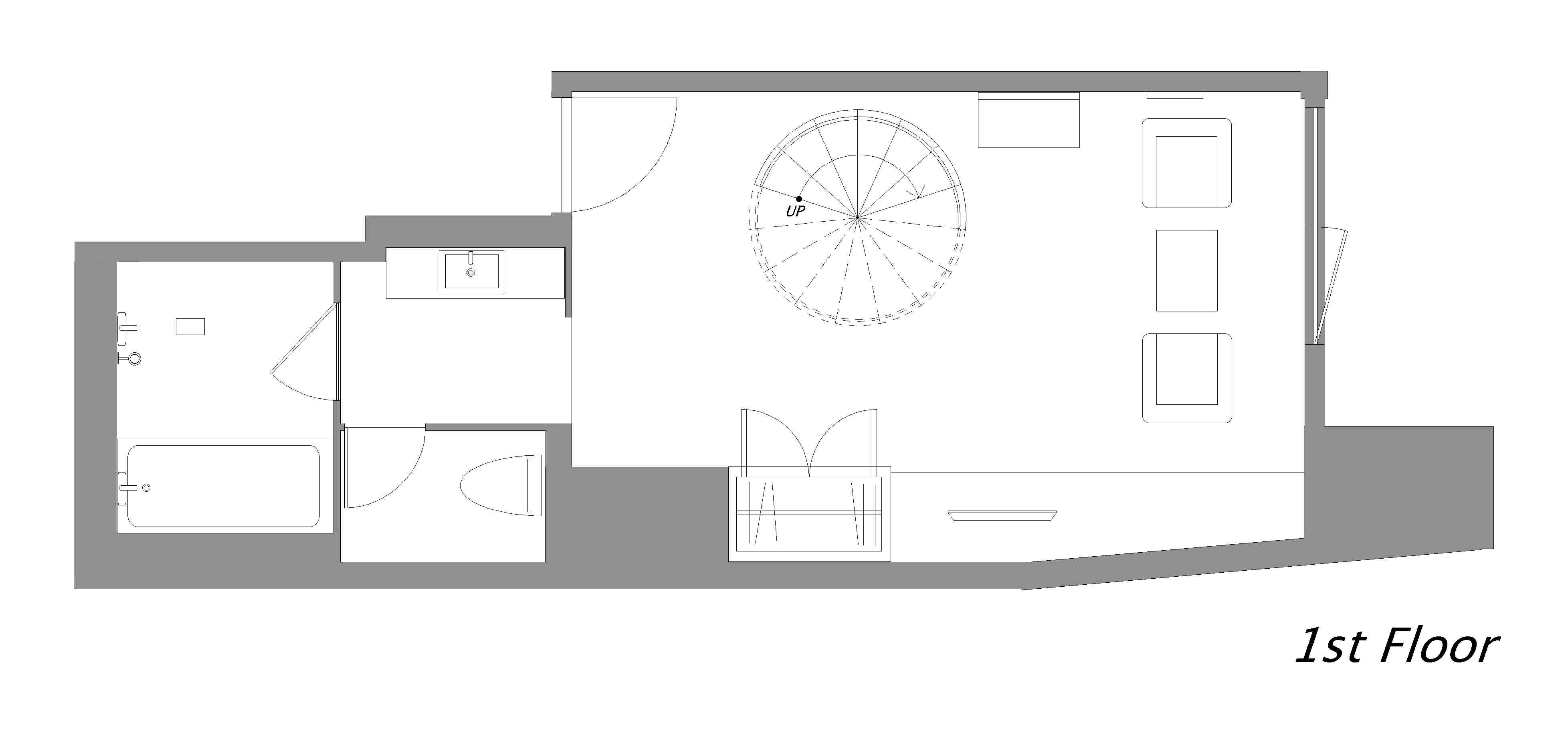フェミニンスイートルーム 1階