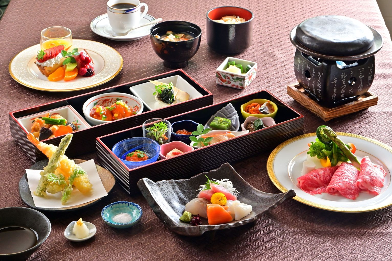 【ふくしまプライド。】福島の食材を五感で楽しむ 新鮮食材の宝箱♪ 特製おもてなし膳 1泊2食プラン