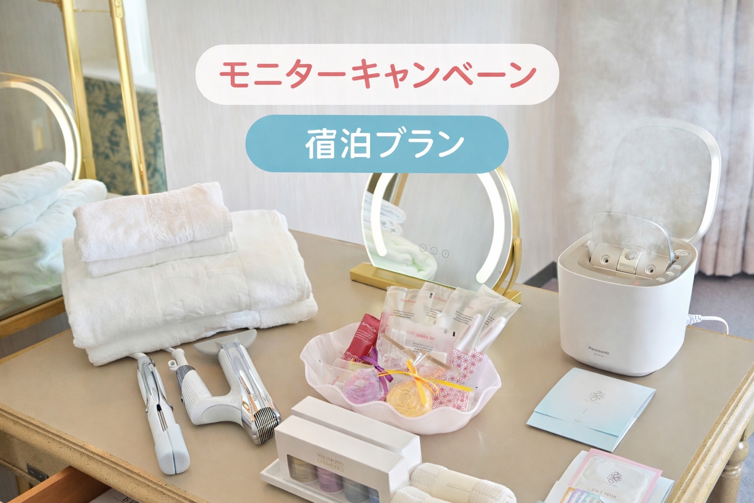 【モニターキャンペーン】Refaでととのうご褒美ステイ〜美と癒しの二日間〜/夕朝食付きプラン