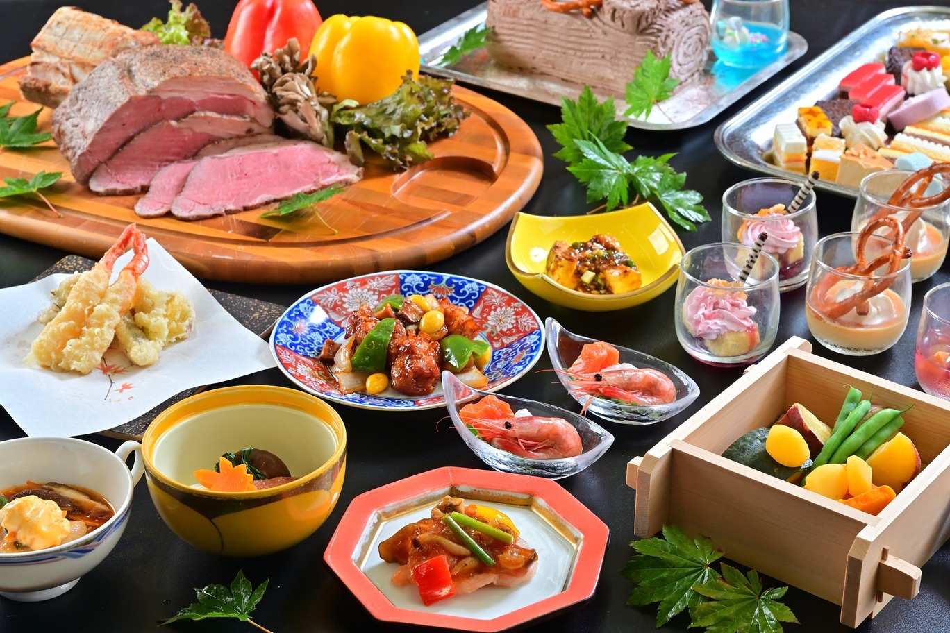 【楽天スーパーSALE】東北・福島の旬な食材を堪能！1泊2食付ビュッフェ(バイキング)プラン