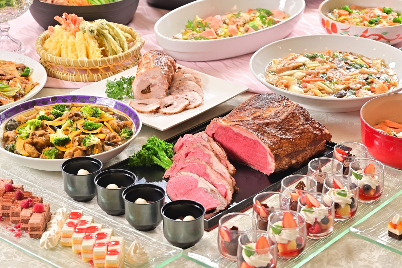 【楽天スーパーSALE】【当館一番人気☆】東北・福島の旬な食材を堪能！1泊2食付ビュッフェプラン