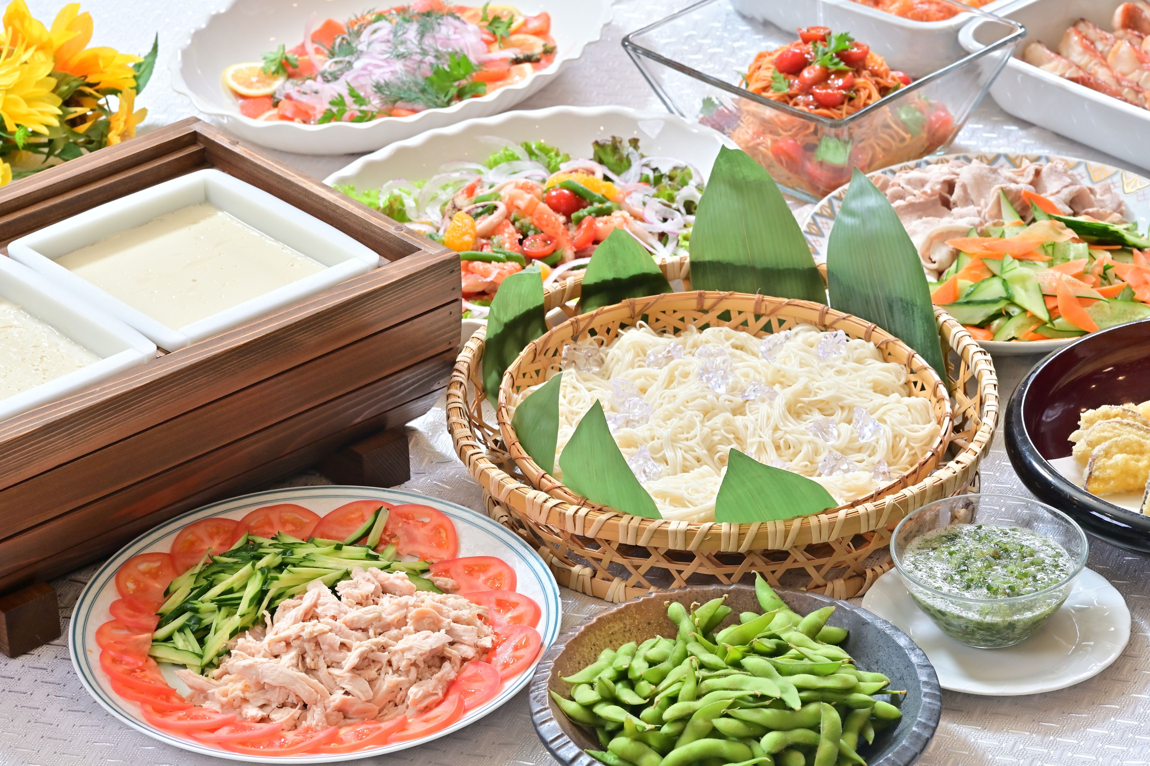【夏バイキング】涼しい夏メニューが勢ぞろい！