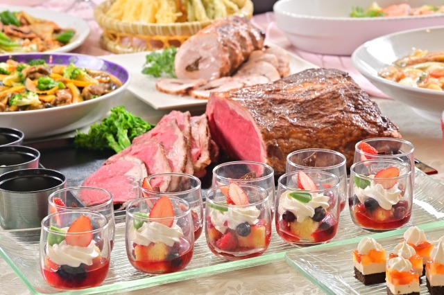 春のディナービュッフェ