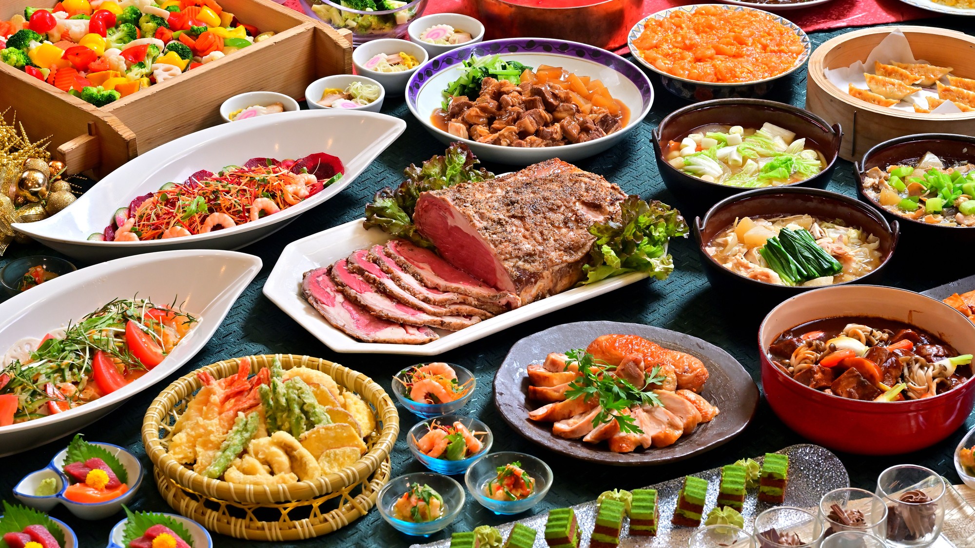 冬のビュッフェ 東北の冬の味覚