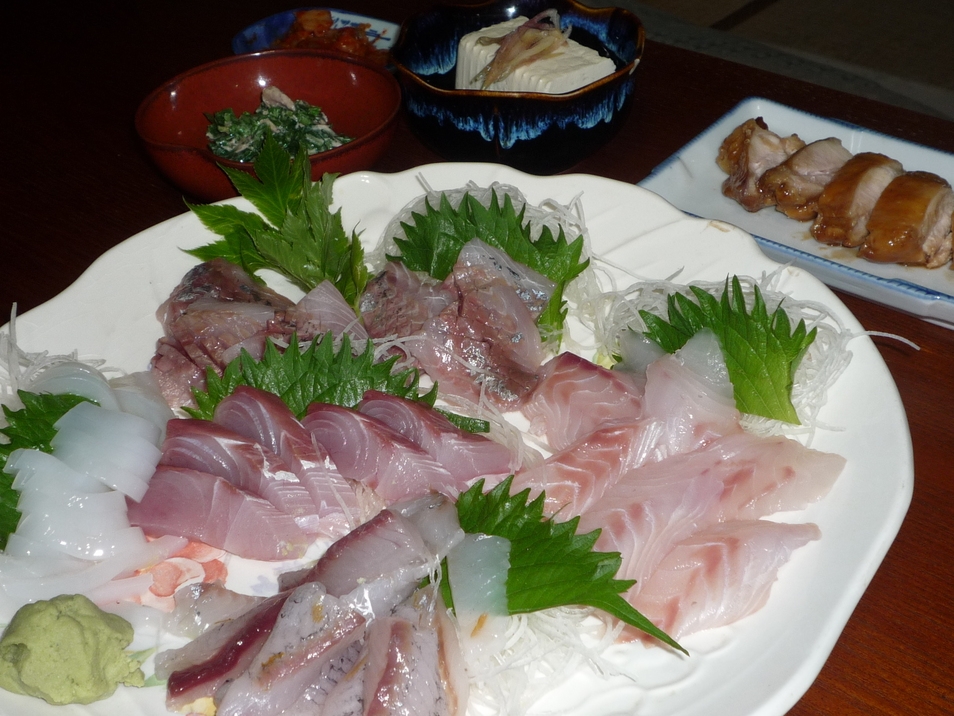 お刺身多めの2食付プラン：飲物持込OK！：釣り目的不可・朝食不要で500円返金