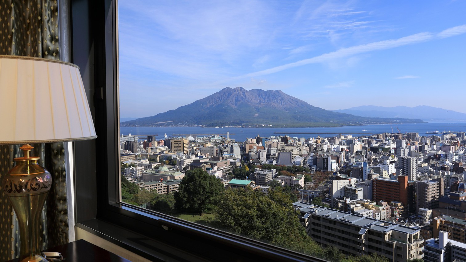 プレミアムツインからの桜島