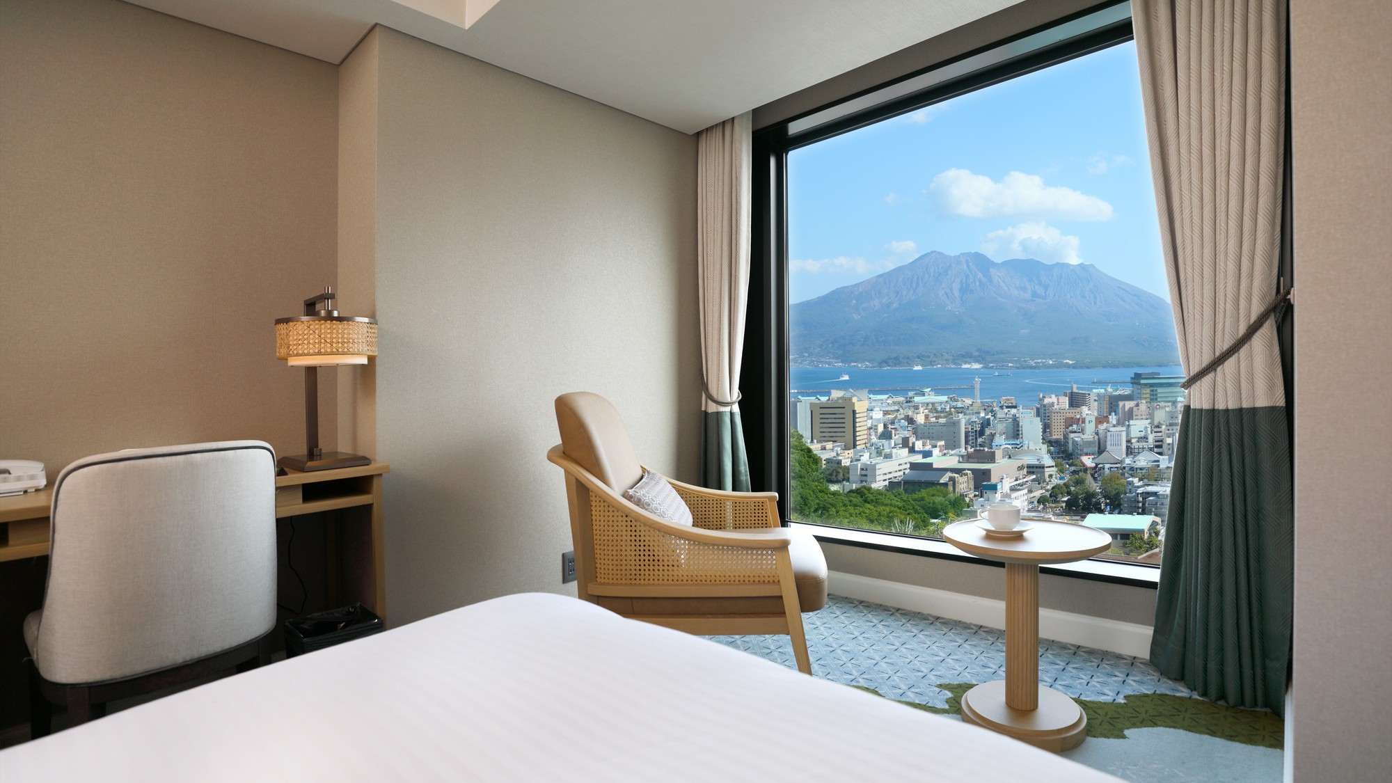 コンフォート桜島ビューツインからの眺め
