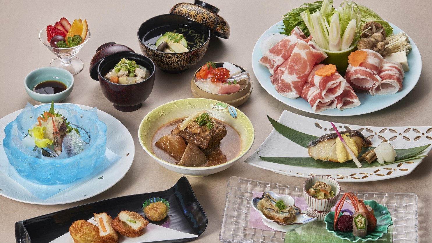 【城山ガーデンズ 水簾】鹿児島郷土料理会席