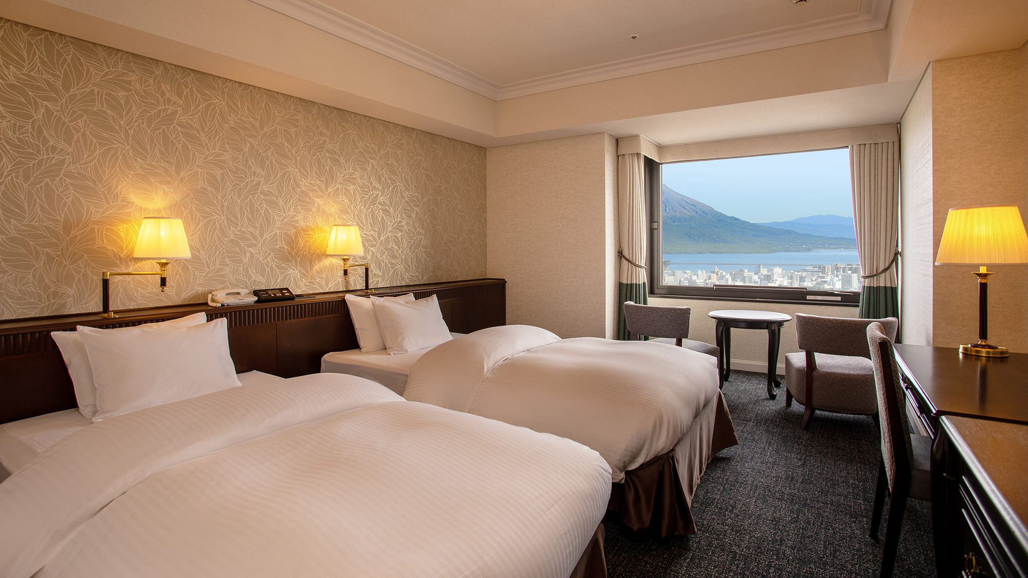 桜島ビューツイン（27㎡・桜島眺望あり）