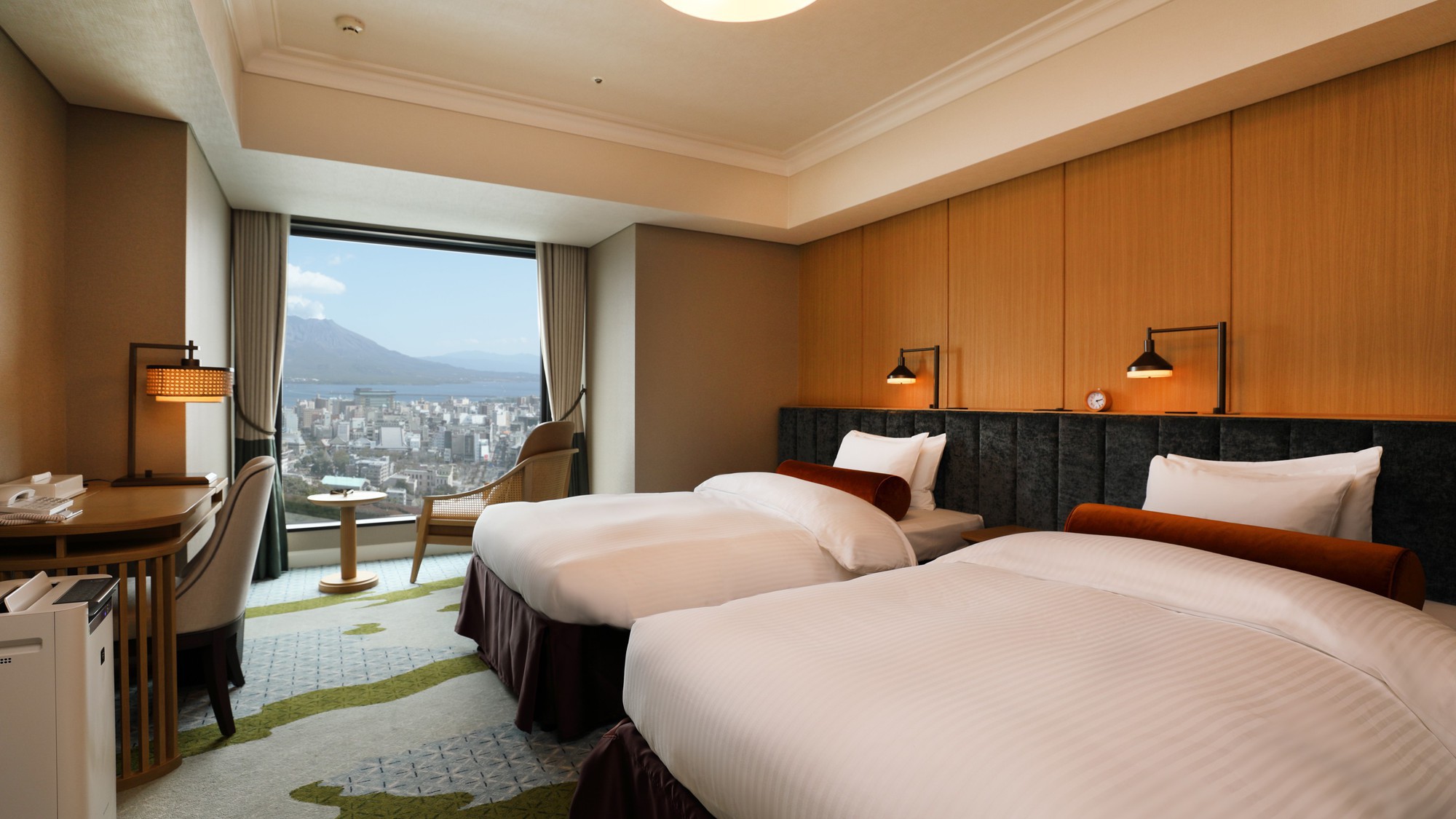 SHIROYAMA HOTEL kagoshima(部屋(ベッドルーム))