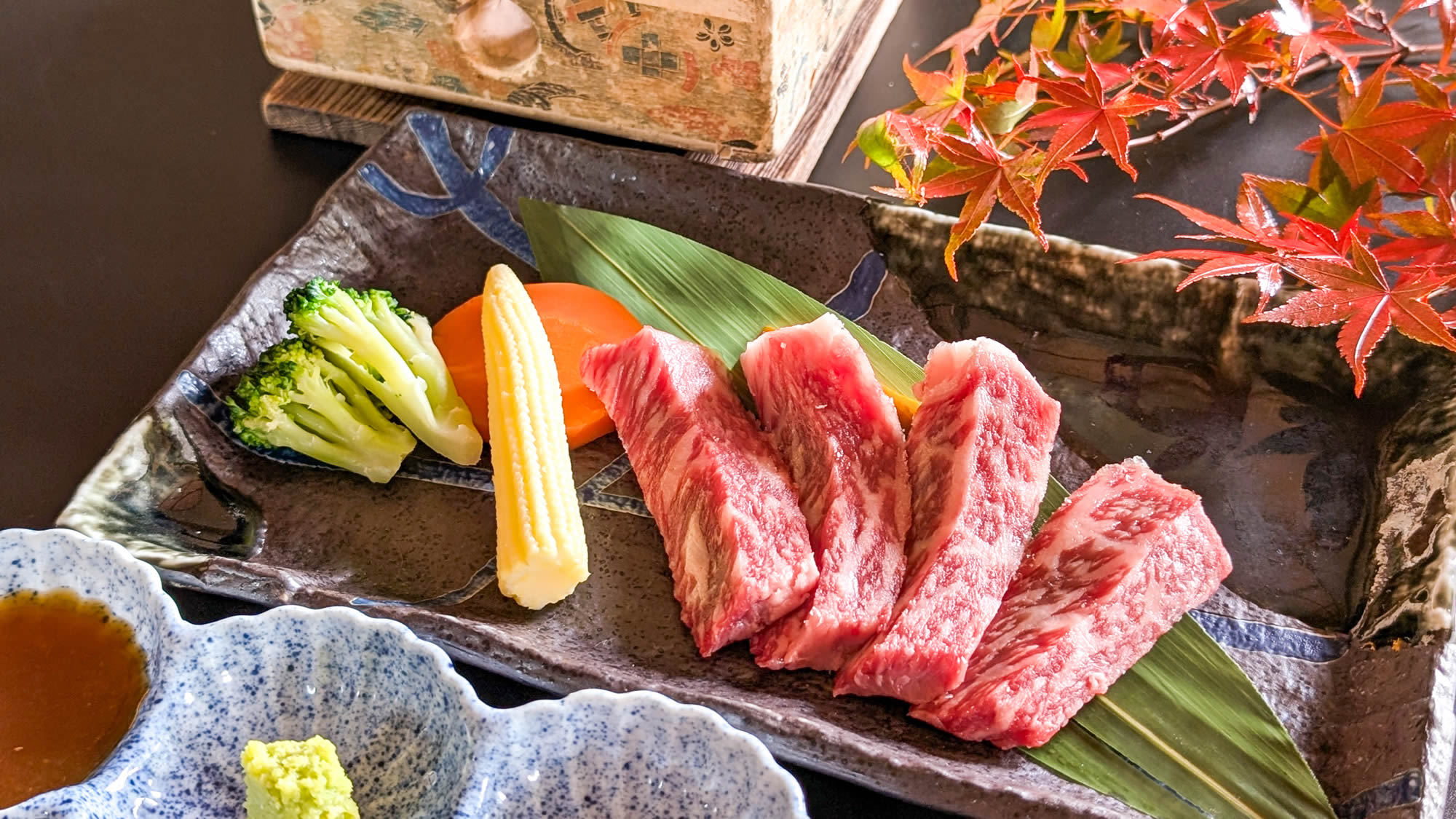 【秋】＜贅沢と匠を味わう会席〜白帝＞ 「飛騨牛」「のどぐろ」「鮑」「甘鯛」「松茸真丈」、和の逸品。