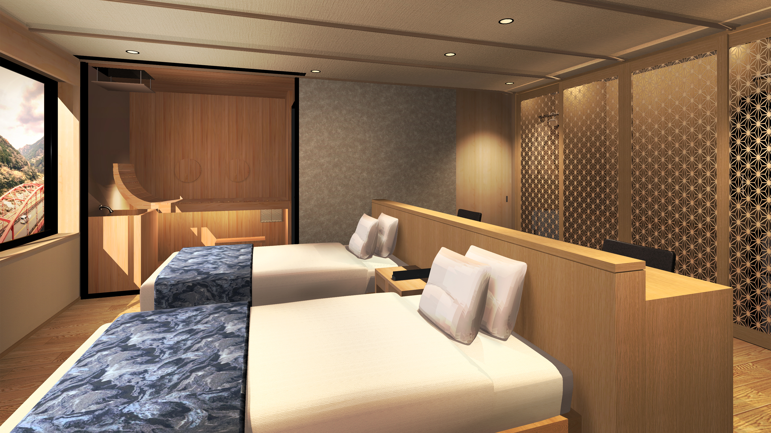 ★【禁煙】セミスイート６０㎡（2室）②