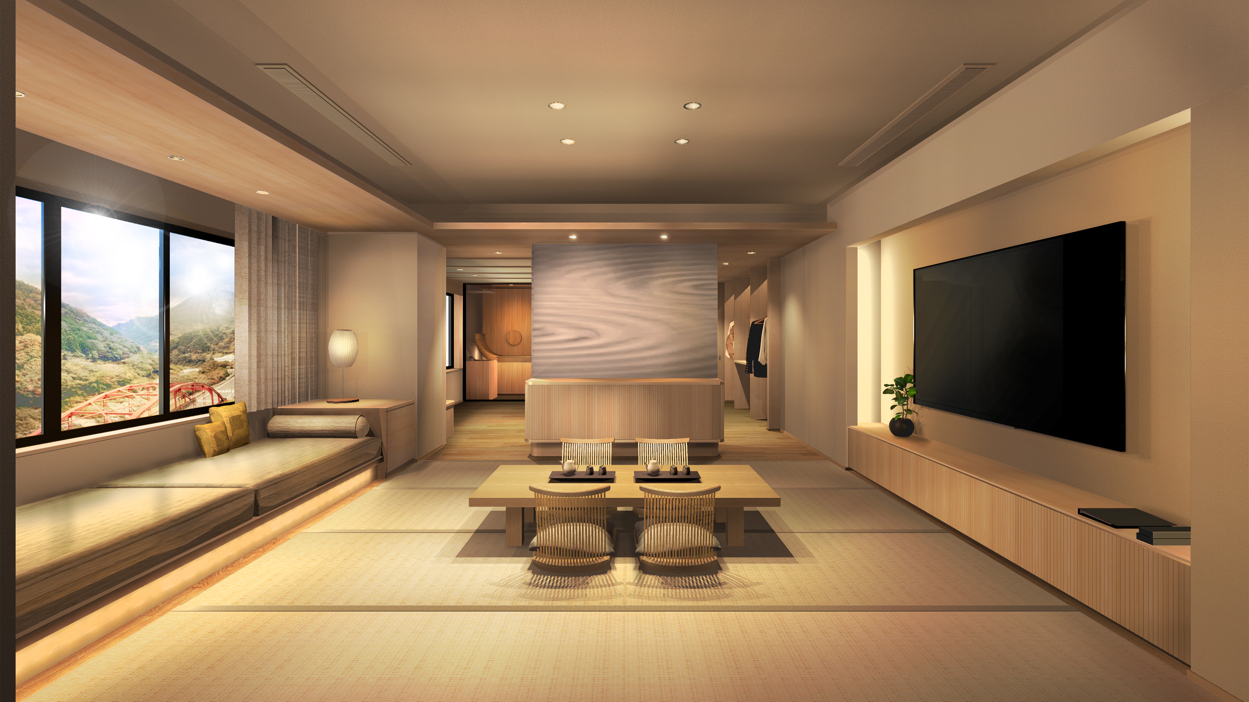 ★【禁煙】セミスイート６０㎡（2室）①