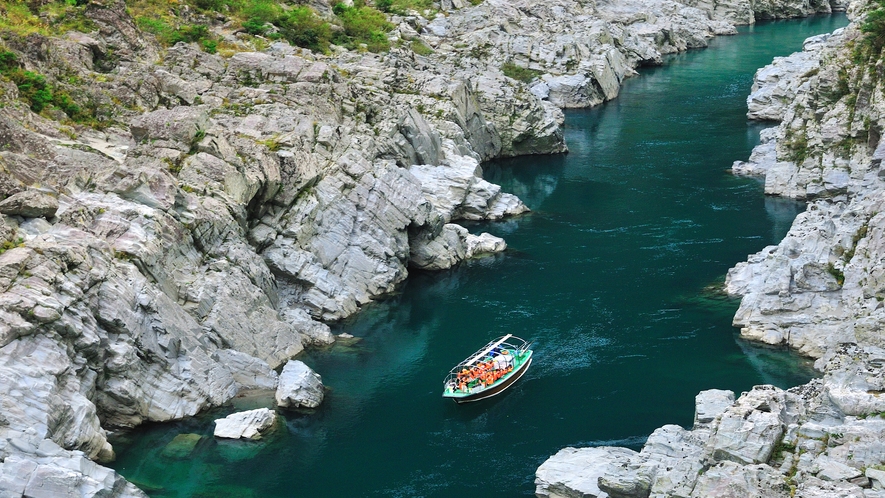 ★夏の大歩危峡遊覧船