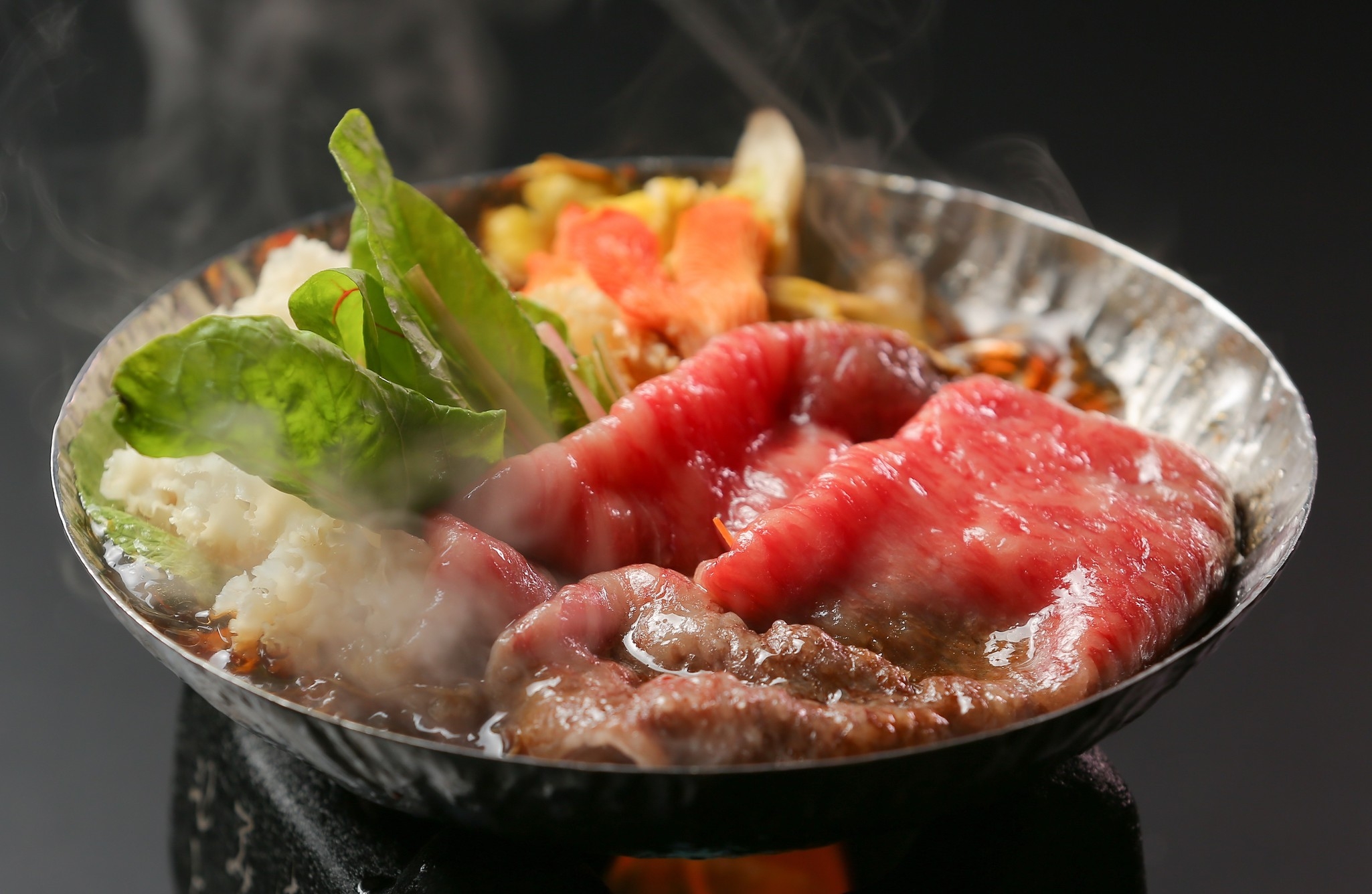 秋冬お勧め【極上すき焼き舌鼓プラン】新潟が誇る良質和牛新発田牛をすき焼きで