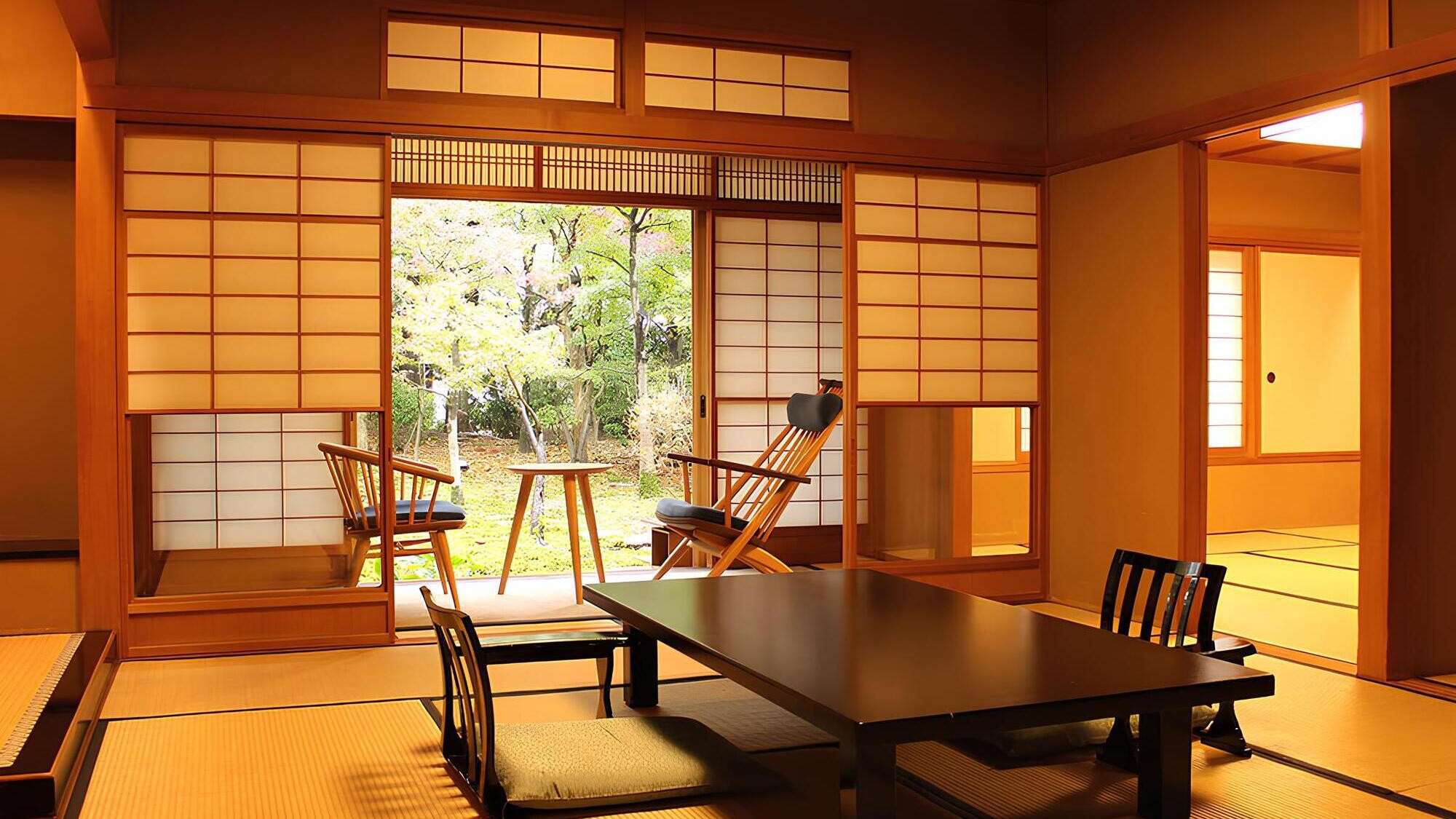 庭園特別室檜風呂付