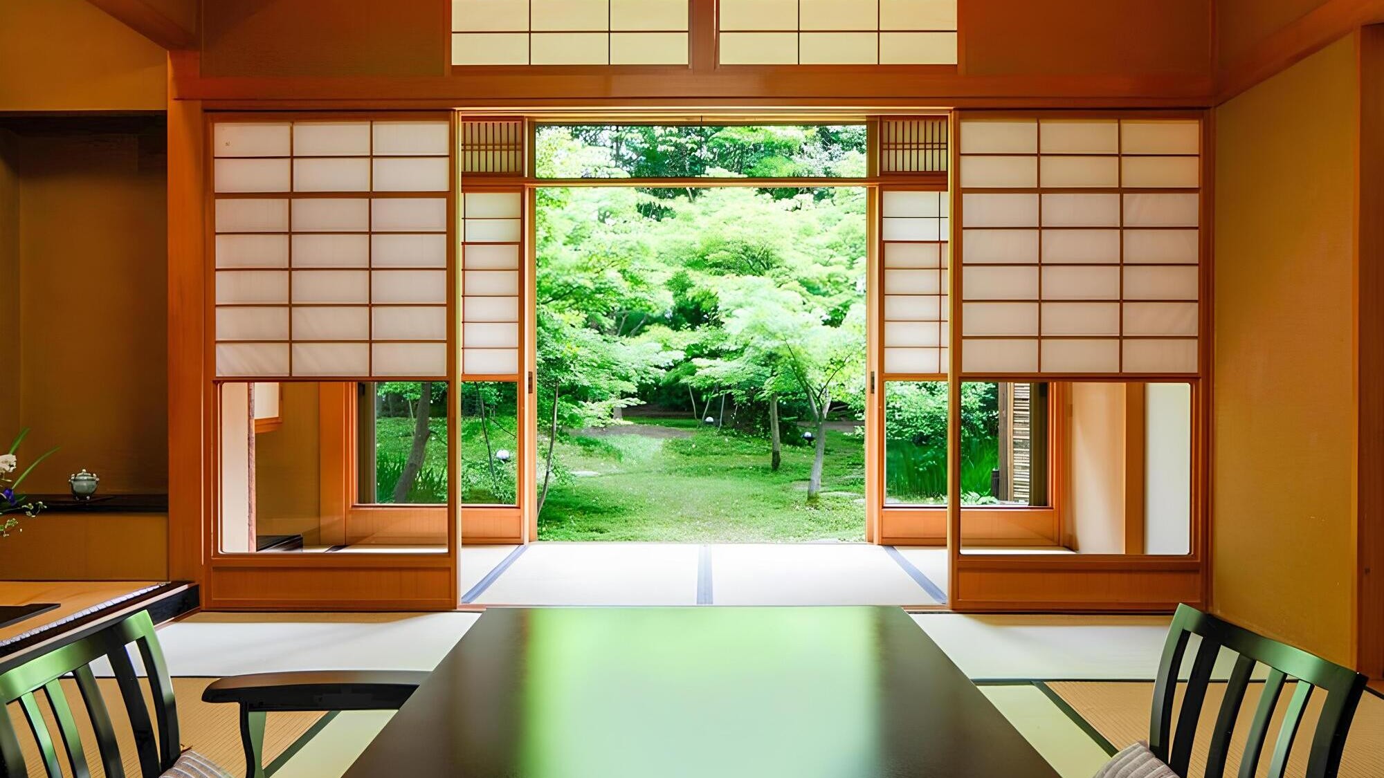 庭園特別室檜風呂付