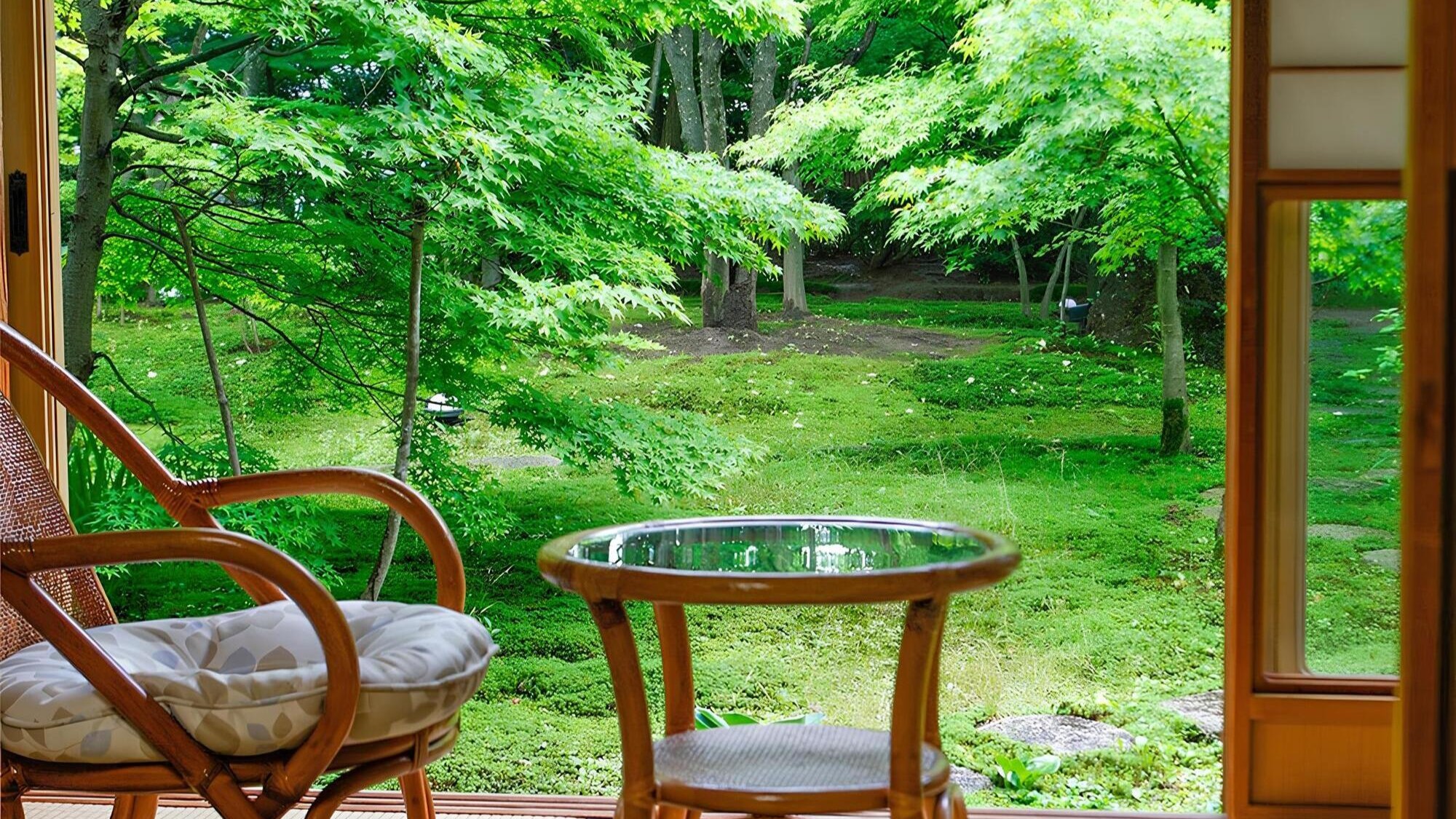 庭園特別室檜風呂付